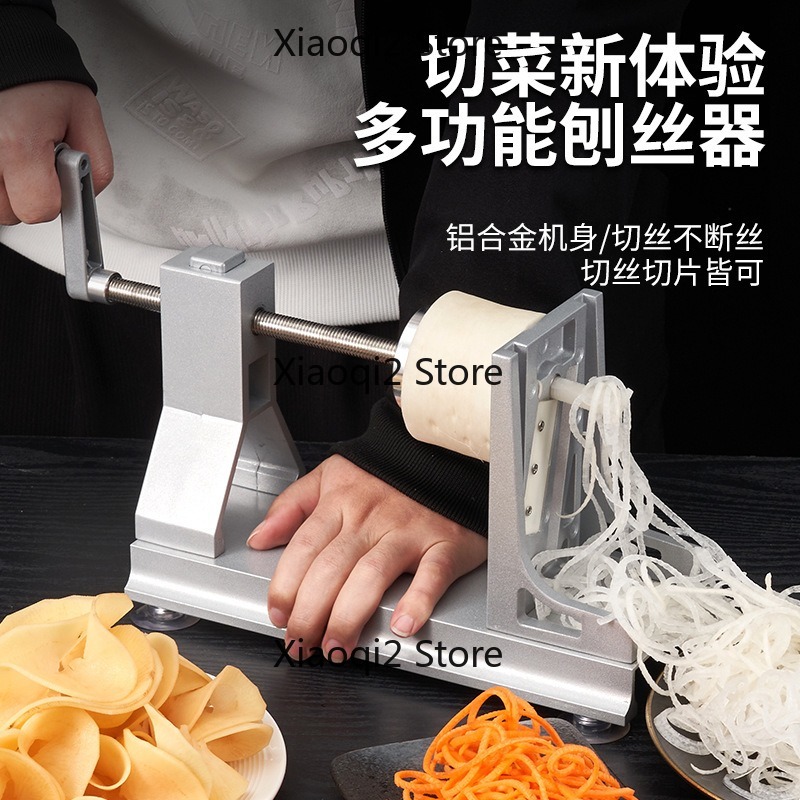 Spiralizer Vegetable Noodle - Pemotong Spiral Manual Multifungsi dari Aluminium