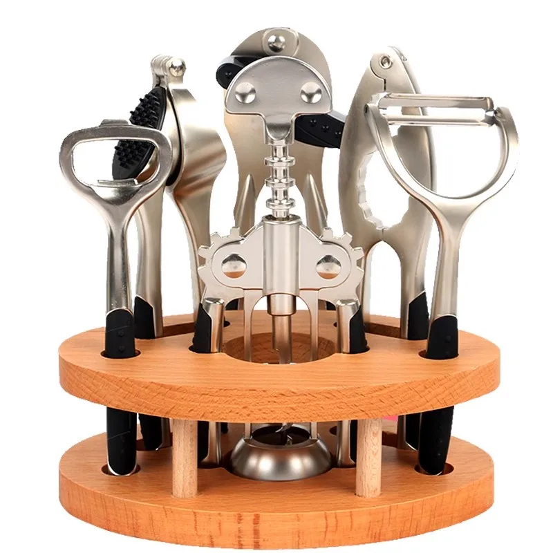 Kitchen Gadgets Jar Openers - 7 buah Set peralatan dapur logam