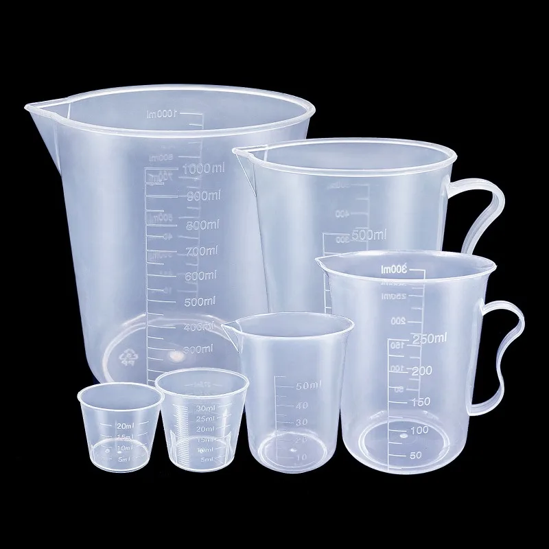 Kitchen Gadgets For Arthritic Hands - 6Pcs Set Gelas Ukur Plastik -