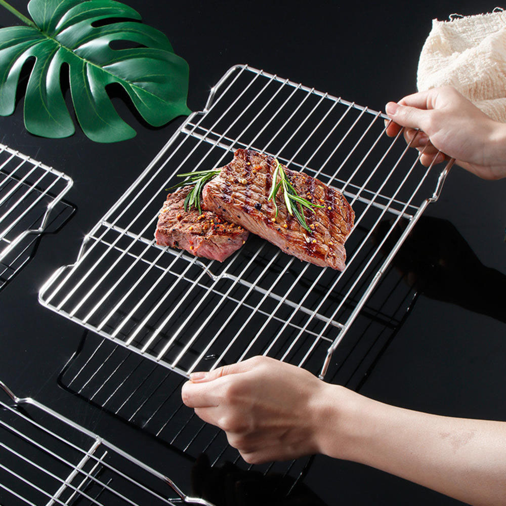 Kitchen Gadgets For Arthritic Hands - Stainless Steel Barbecue Mesh Mat Reusable