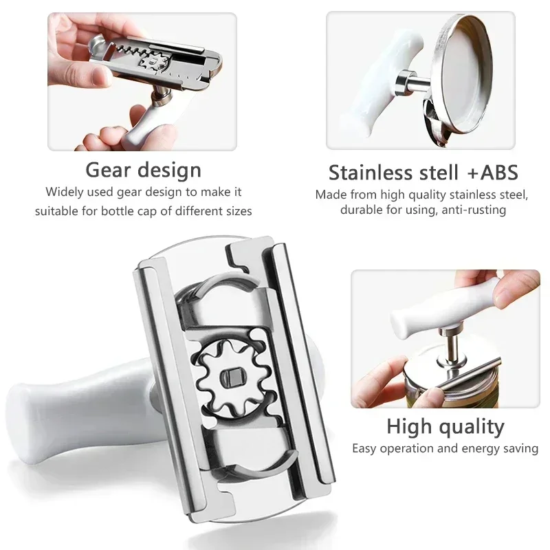 Pembuka tutup botol multifungs - Kitchen Gadgets Jar Openers ulasan dan harga