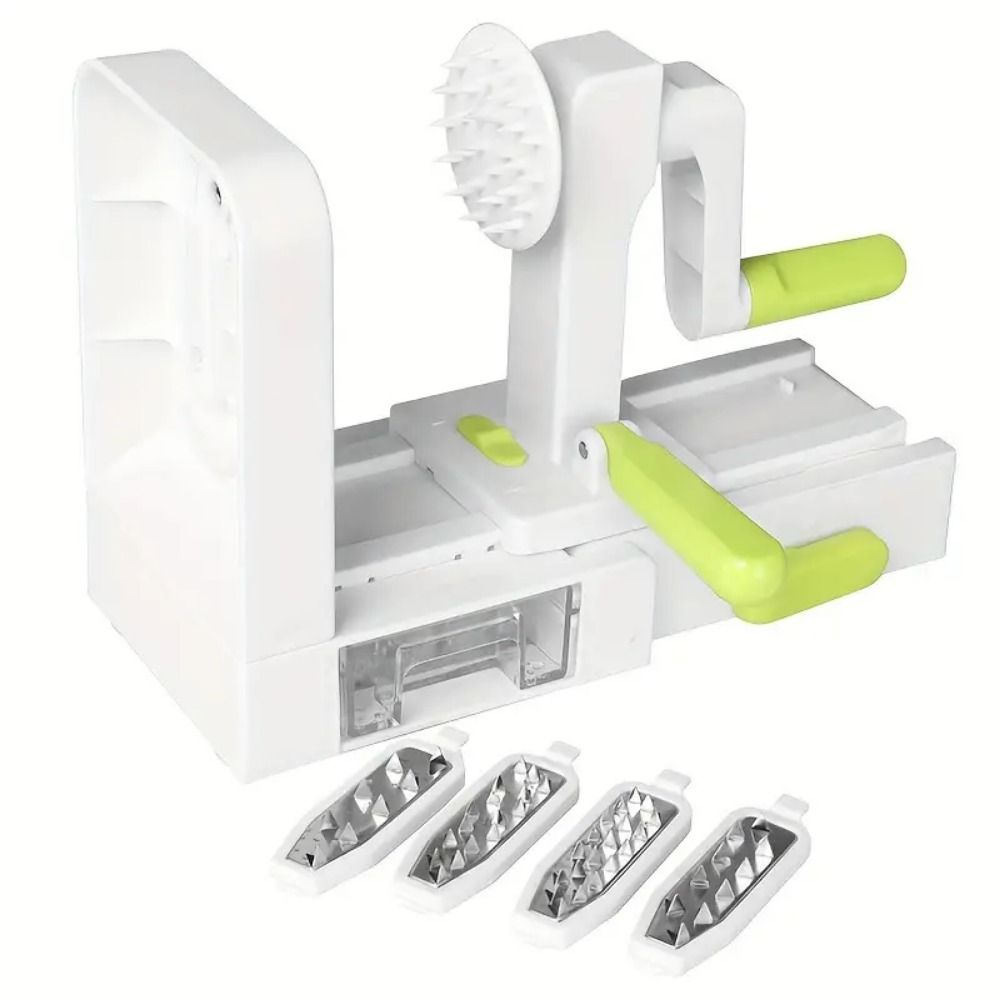 Pemotong Spiral Sayuran 4 Bila - Spiralizer Vegetable Noodle ulasan dan harga