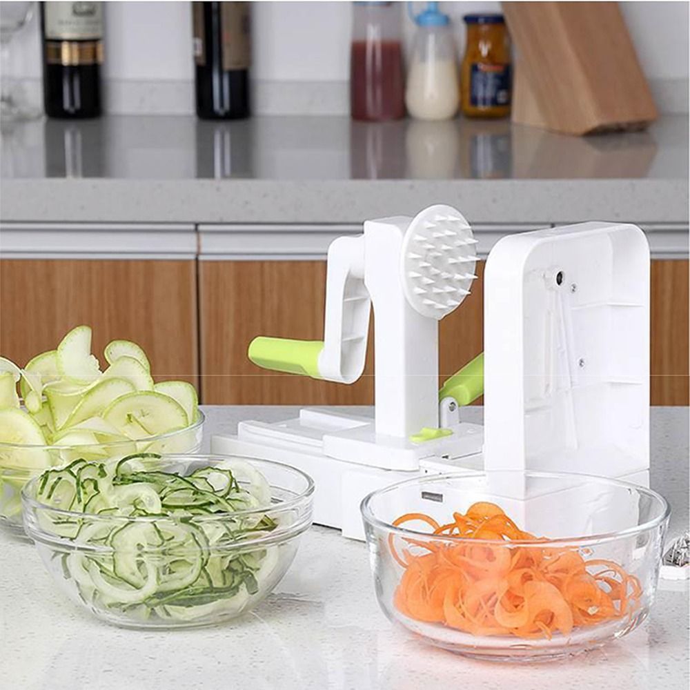 Pemotong Spiral Sayuran 4 Bila - Spiralizer Vegetable Noodle ulasan dan harga
