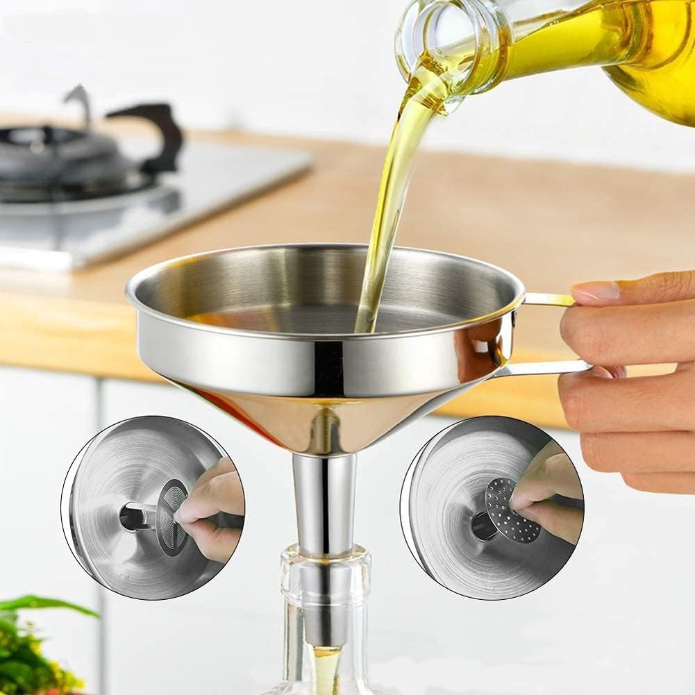1 Buah Corong Minyak Goreng Ba - Kitchen Gadgets For Arthritic Hands ulasan dan harga