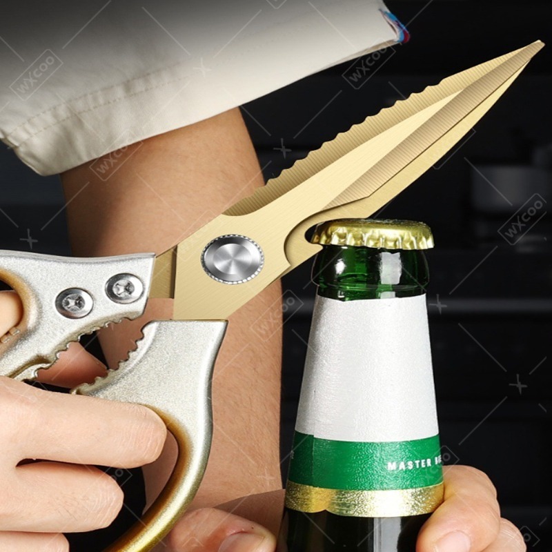 WXCOO Gunting Dapur Baja Tahan - Kitchen Gadgets For Arthritic Hands ulasan dan harga