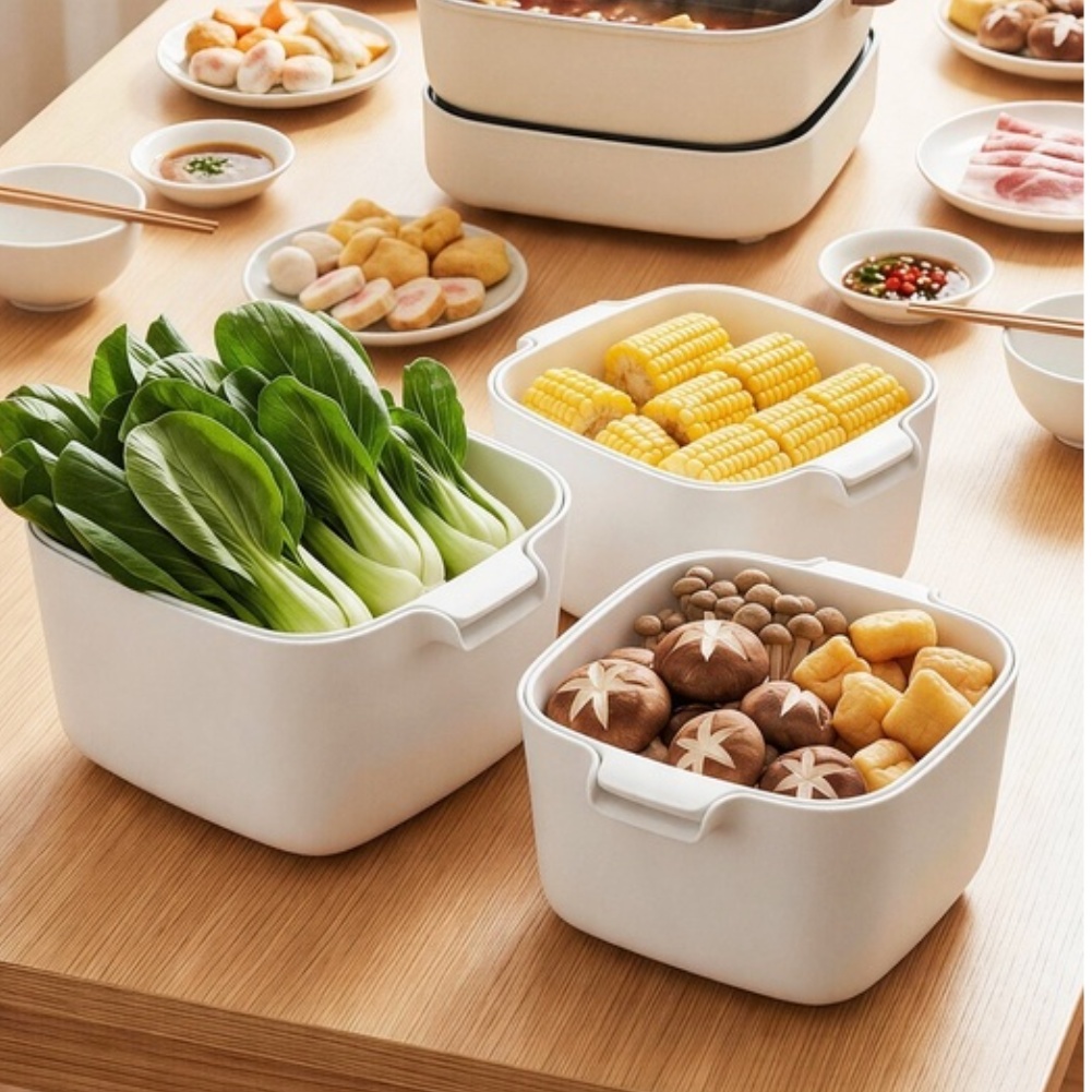 Keranjang Tirisan Dua Tingkat  - Kitchen Home Gadgets ulasan dan harga