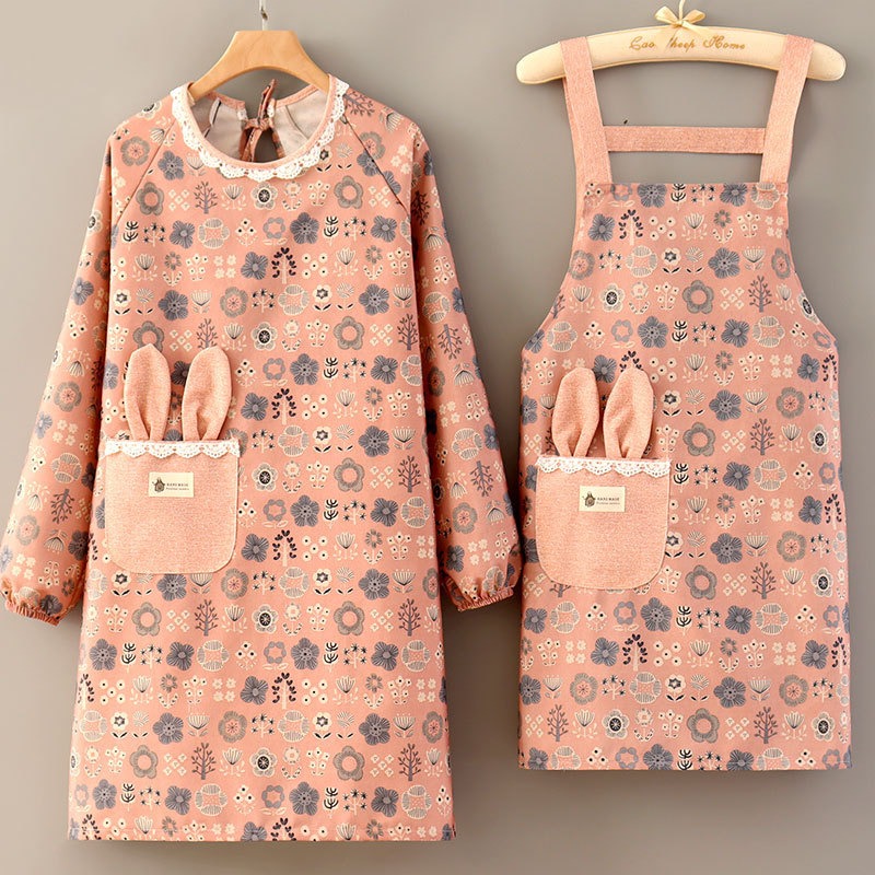 Apron Kain Kanvas Bernapas Len - Kitchen Gadgets Trending ulasan dan harga