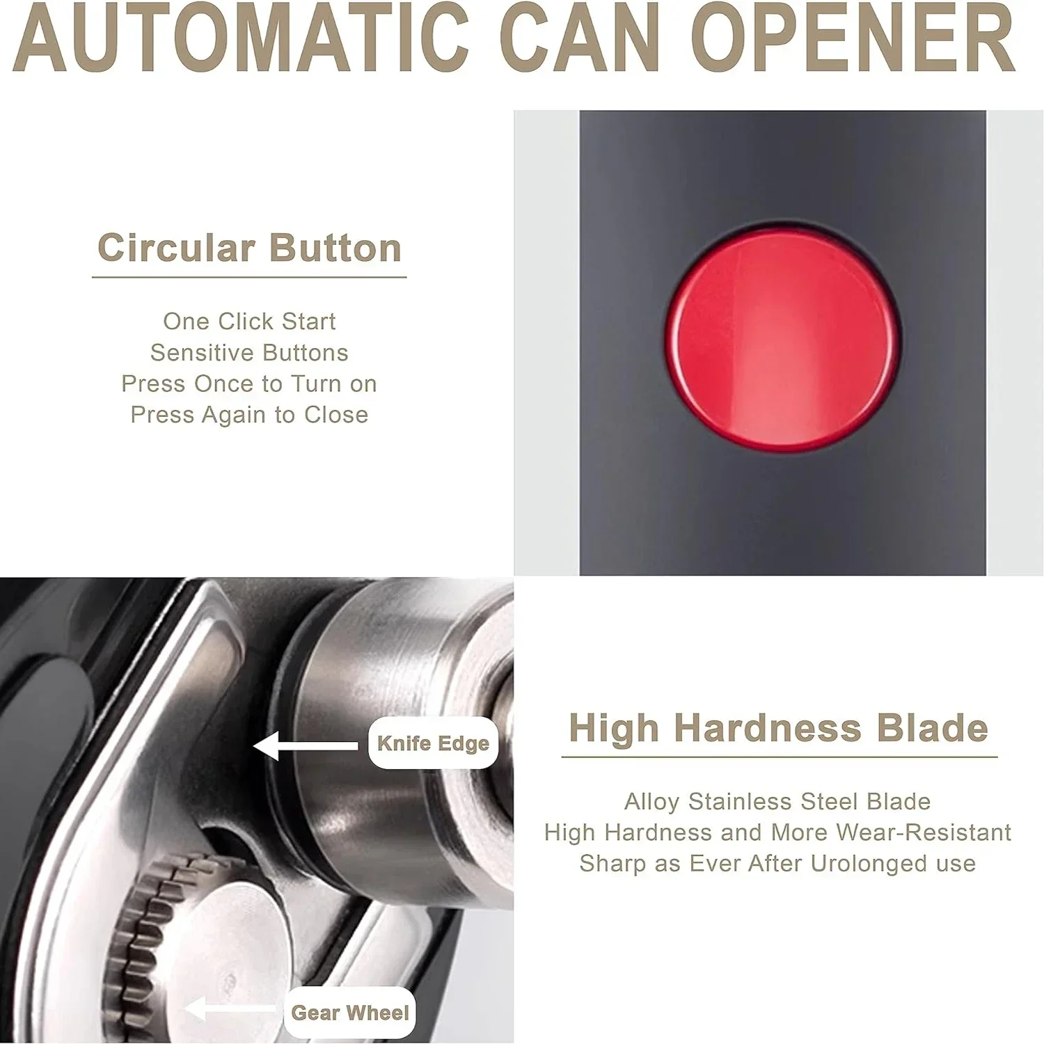 Botol otomatis satu sentuhan,  - Kitchen Gadgets Jar Openers ulasan dan harga