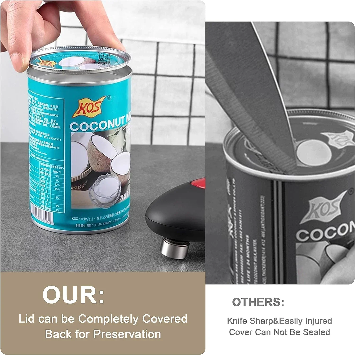 Botol otomatis satu sentuhan,  - Kitchen Gadgets Jar Openers ulasan dan harga