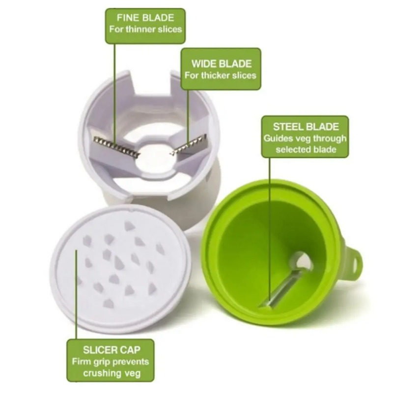Pemotong Spiral Sayuran Heavy  - Spiralizer Vegetable Noodle ulasan dan harga