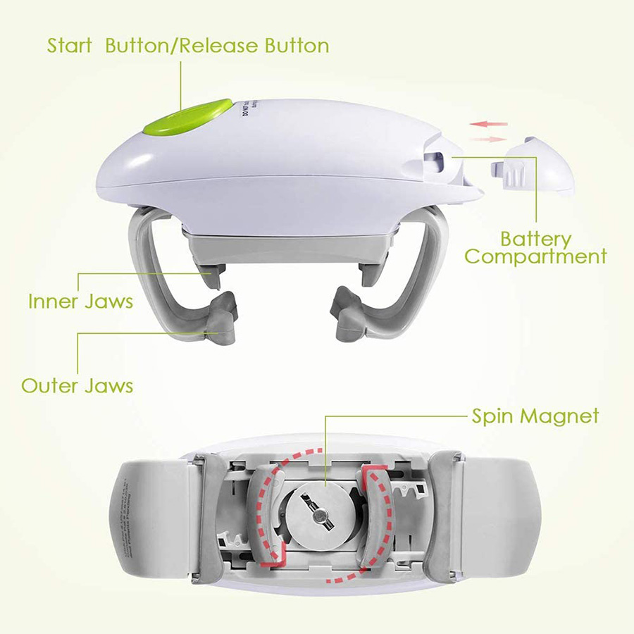 Pembuka kaleng elektrik otomat - Kitchen Gadgets Jar Openers ulasan dan harga
