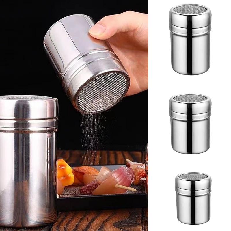 Botol pengayak tepung, Stainle - Kitchen Gadgets For Arthritic Hands ulasan dan harga