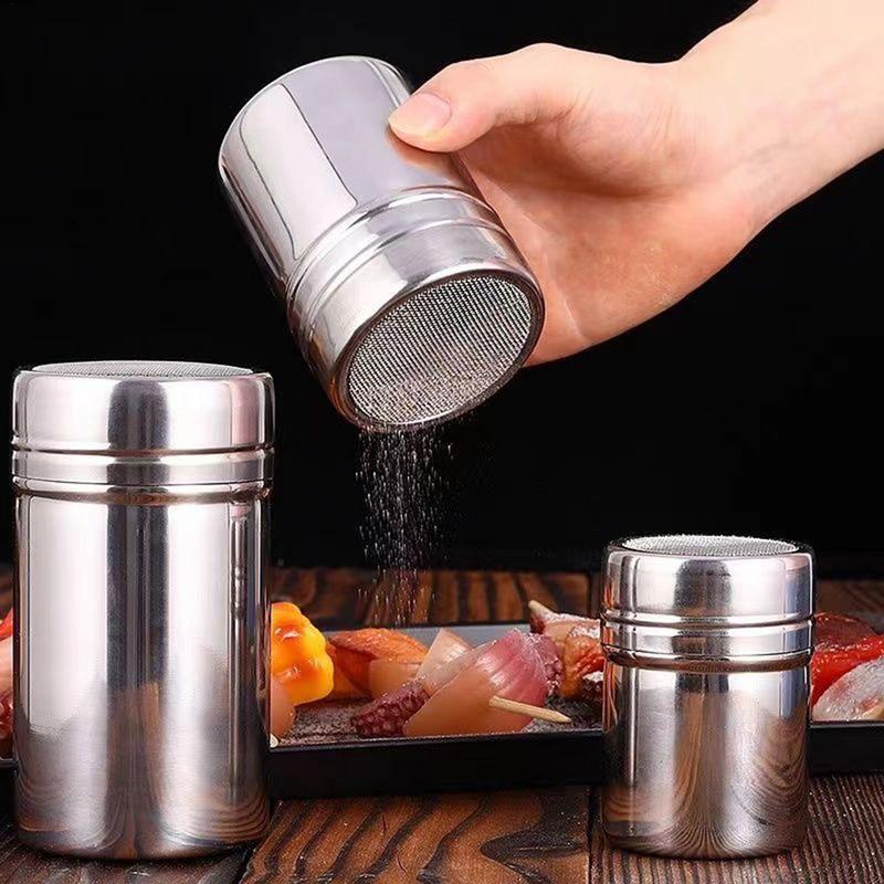 Botol pengayak tepung, Stainle - Kitchen Gadgets For Arthritic Hands ulasan dan harga