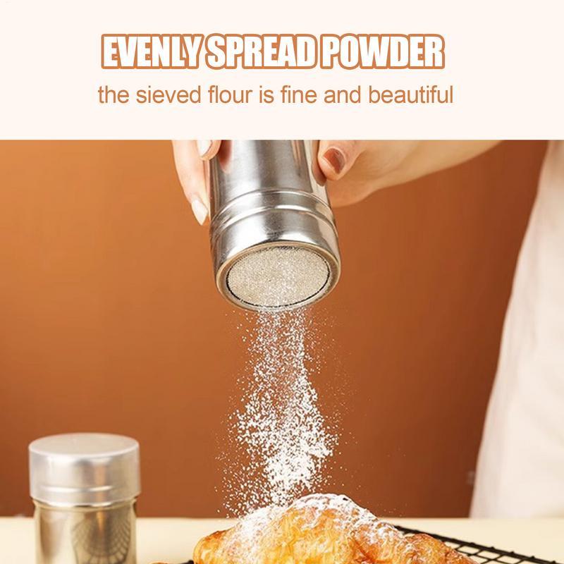 Botol pengayak tepung, Stainle - Kitchen Gadgets For Arthritic Hands ulasan dan harga