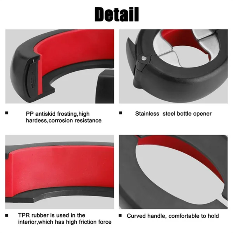 6 dalam 1 pembuka botol multif - Kitchen Gadgets Jar Openers ulasan dan harga