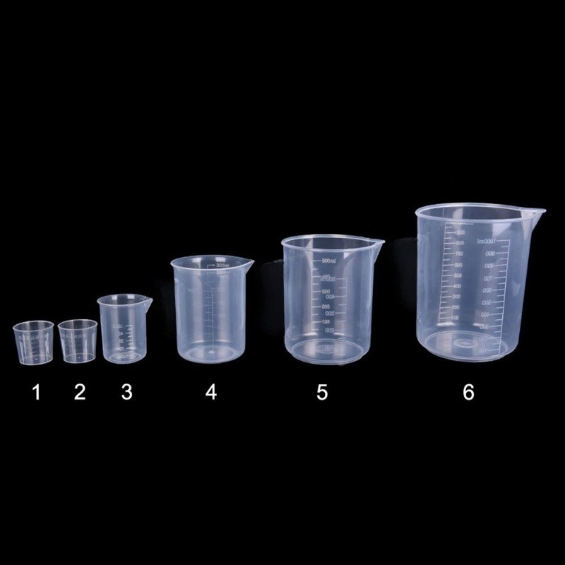 6Pcs Set Gelas Ukur Plastik -  - Kitchen Gadgets For Arthritic Hands ulasan dan harga