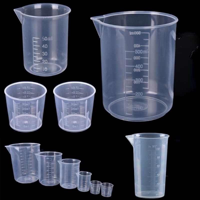 6Pcs Set Gelas Ukur Plastik -  - Kitchen Gadgets For Arthritic Hands ulasan dan harga