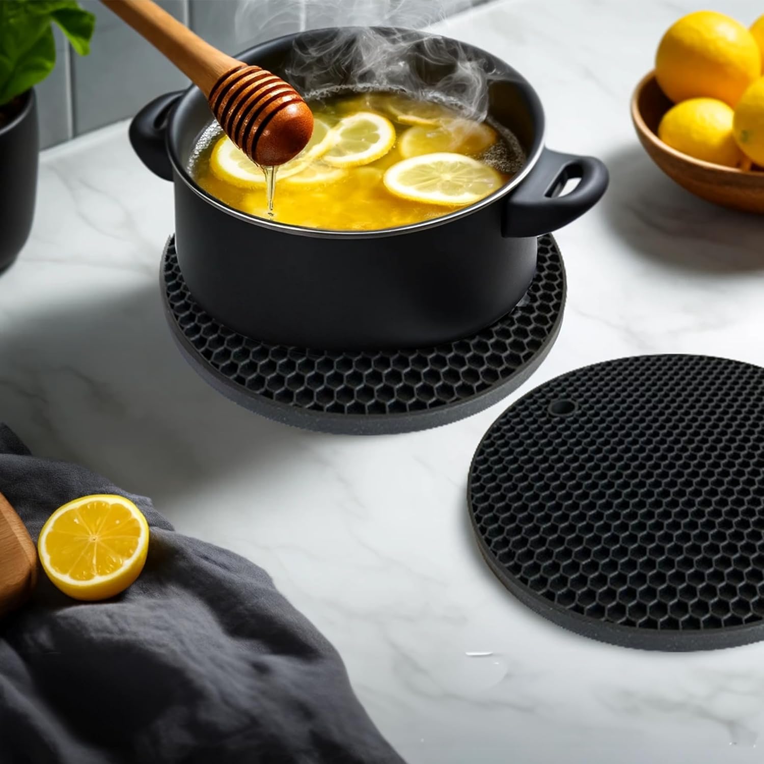 Tikar Trivet silikon pemegang  - Kitchen Gadgets Jar Openers ulasan dan harga
