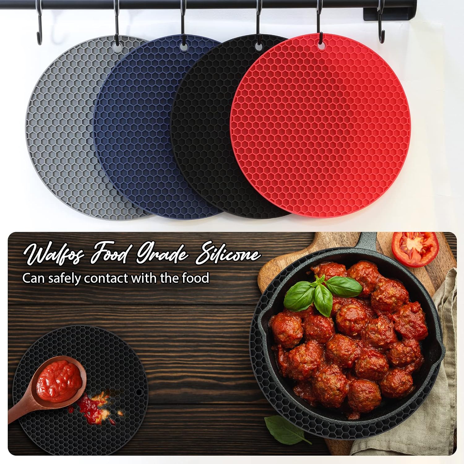 Tikar Trivet silikon pemegang  - Kitchen Gadgets Jar Openers ulasan dan harga