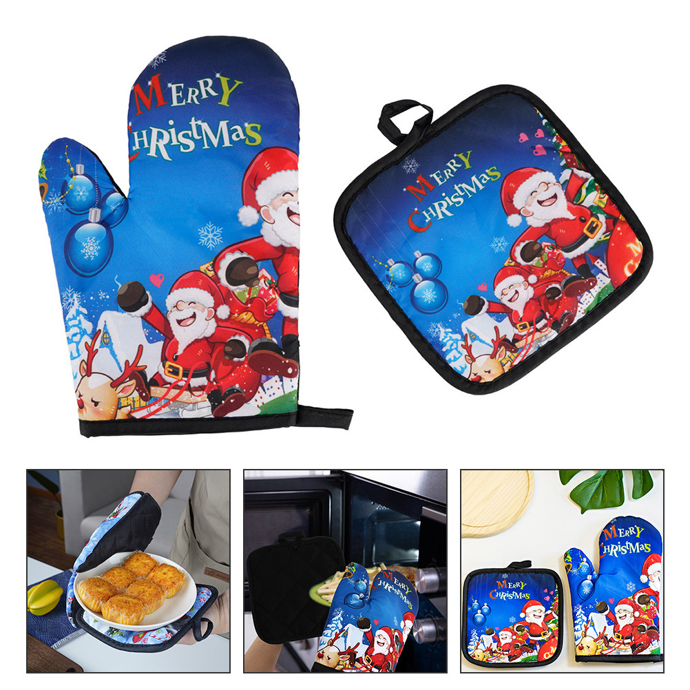 Sarung Tangan Tahan Panas Saru - Kitchen Gadgets Xmas Gifts ulasan dan harga