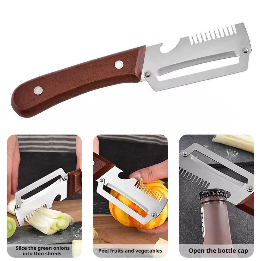 Pengupas Sayuran Bergigi 2-in- - Kitchen Gadgets Built In ulasan dan harga