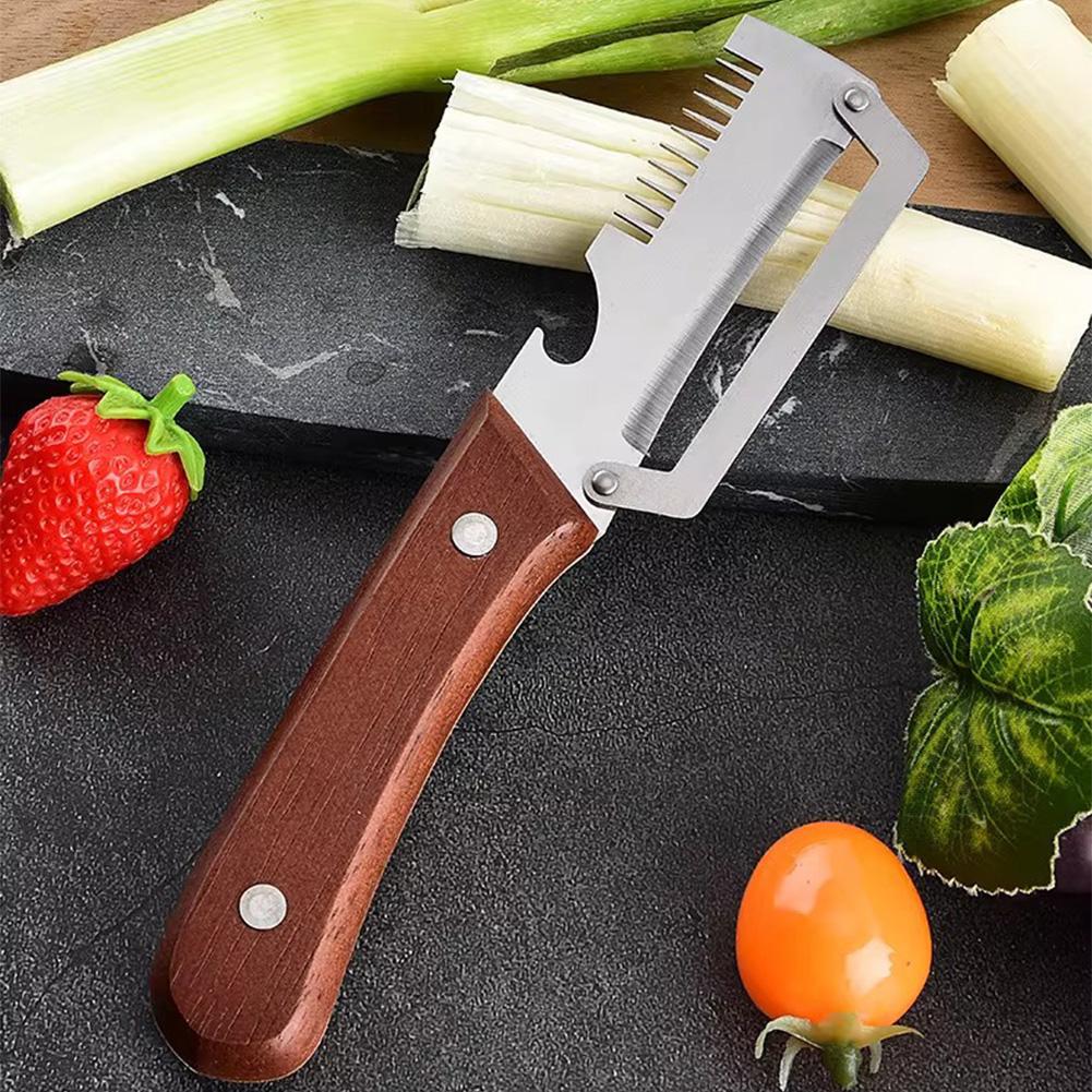 Pengupas Sayuran Bergigi 2-in- - Kitchen Gadgets Built In ulasan dan harga