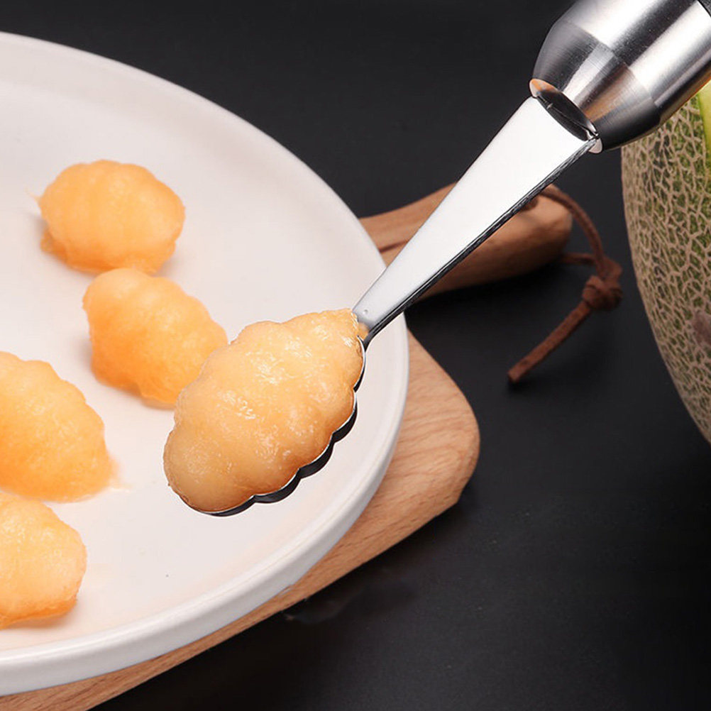 1Pcs Sendok Buah Stainless Ste - Kitchen Home Gadgets ulasan dan harga